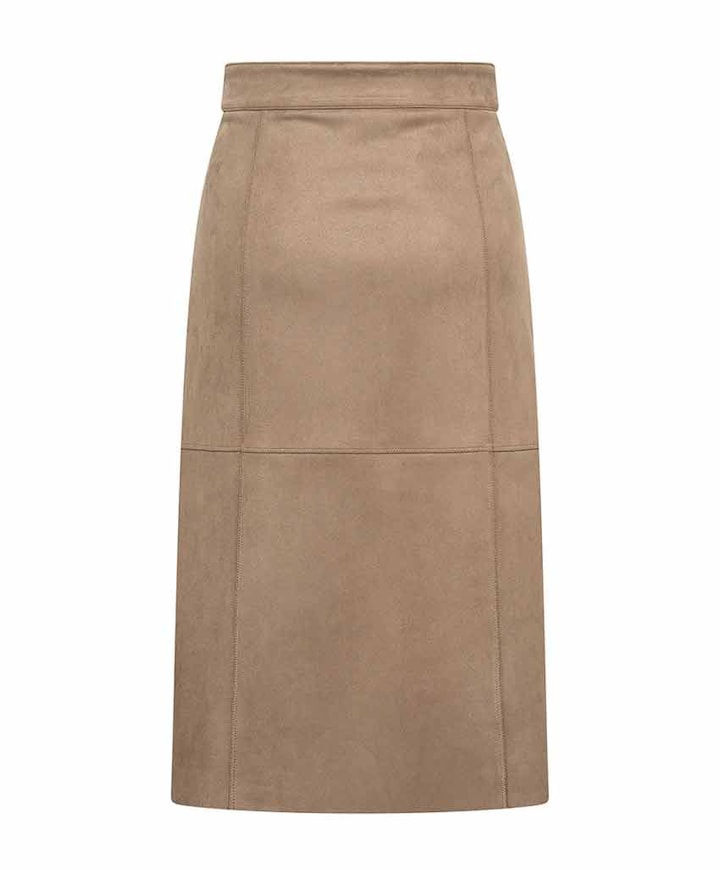 Dames rok beige