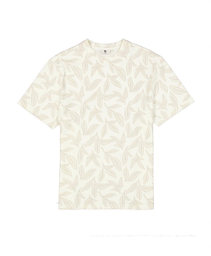 Heren T-shirt ecru