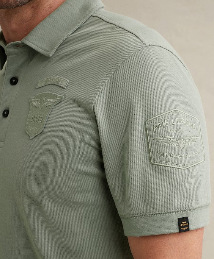 Heren polo groen