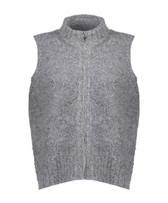 Dames gilet grijs