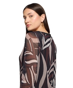 Dames longsleeve bruin