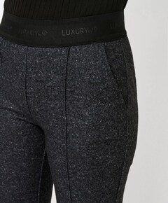 Jenny Flared Luxury dames broek grijs