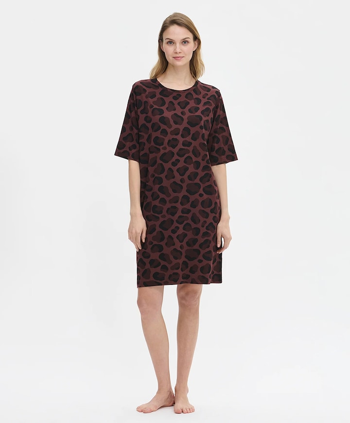 Dames nachthemd bruin
