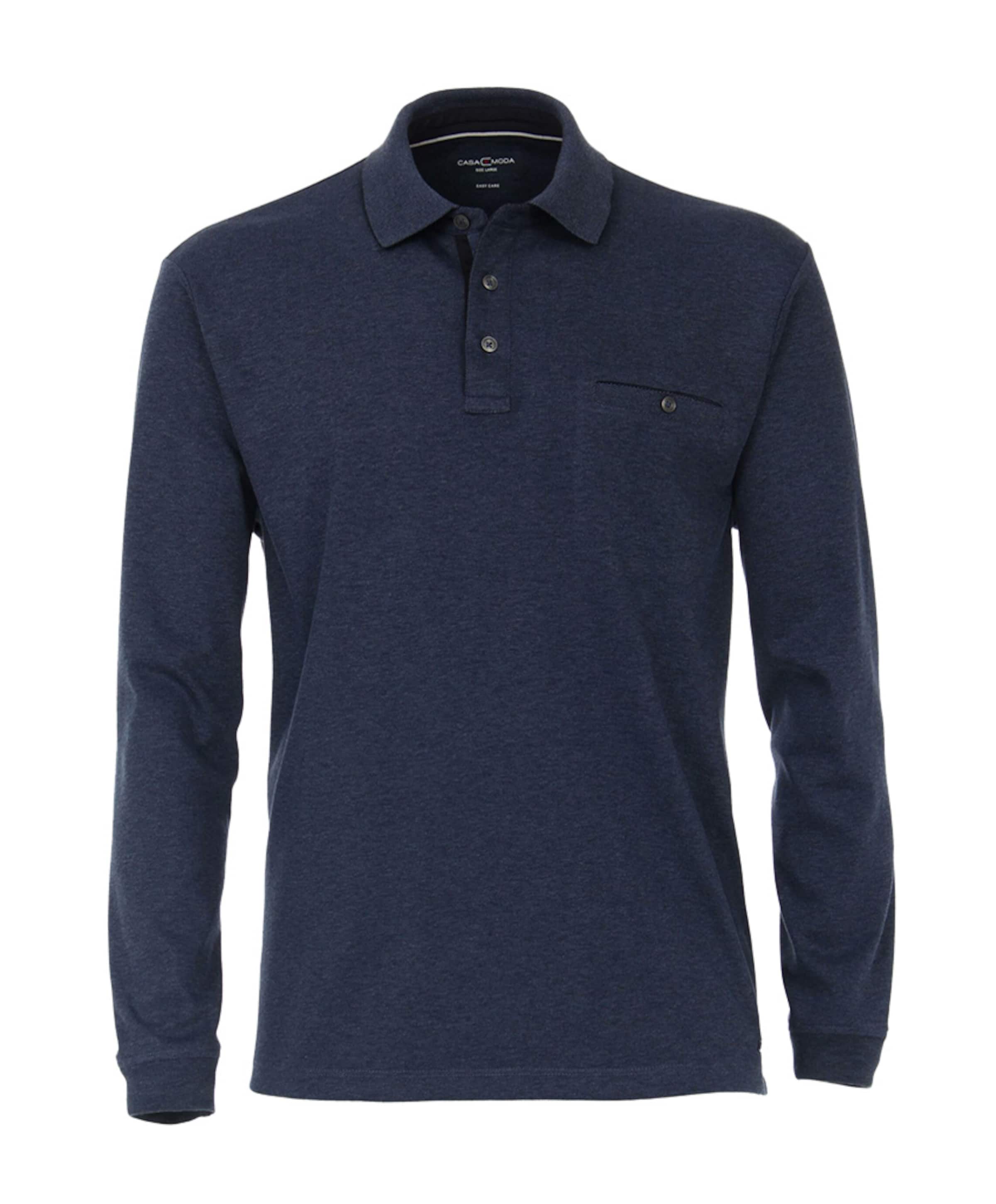 Heren polo blauw