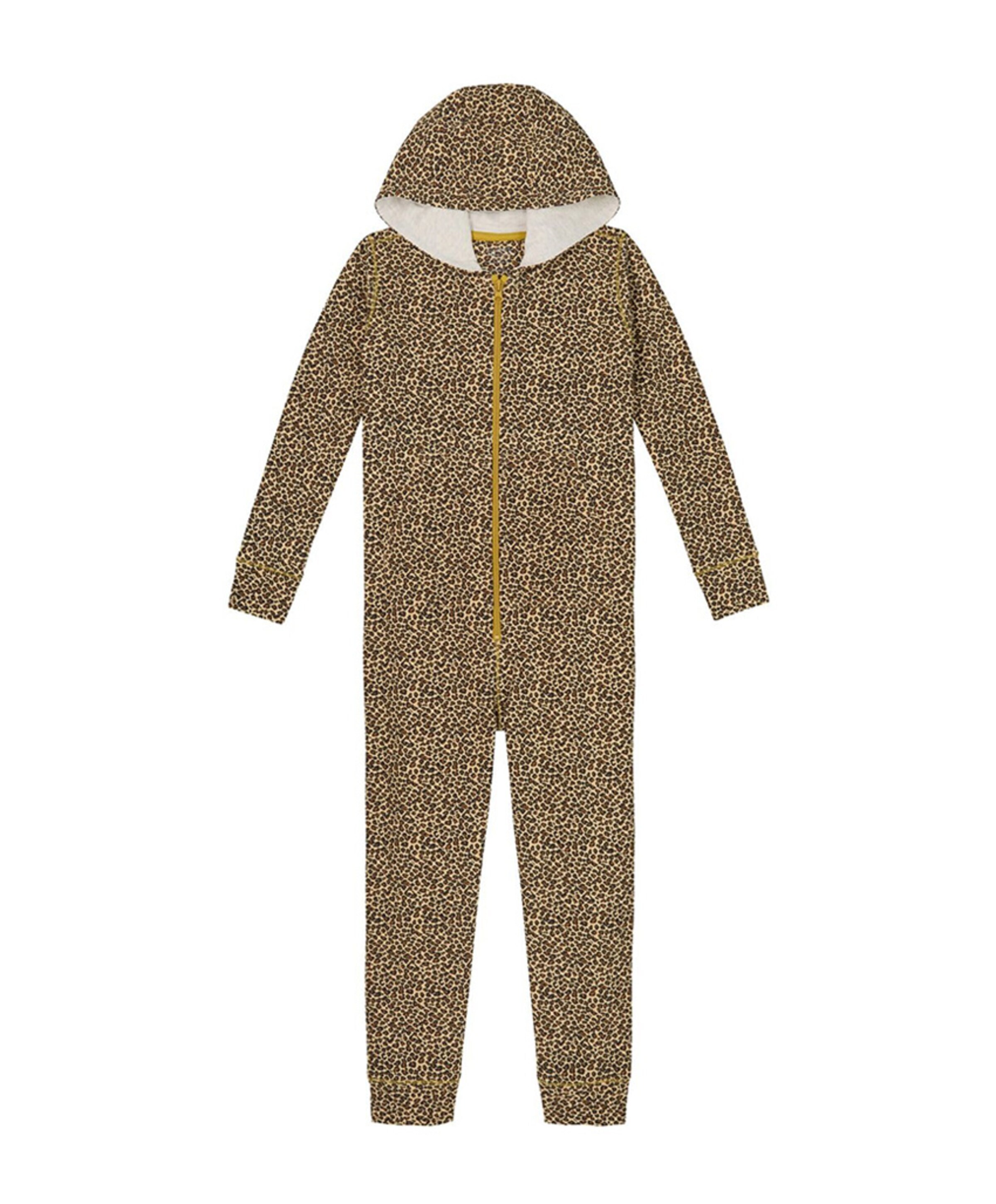 Meisjes pyjamaset bruin