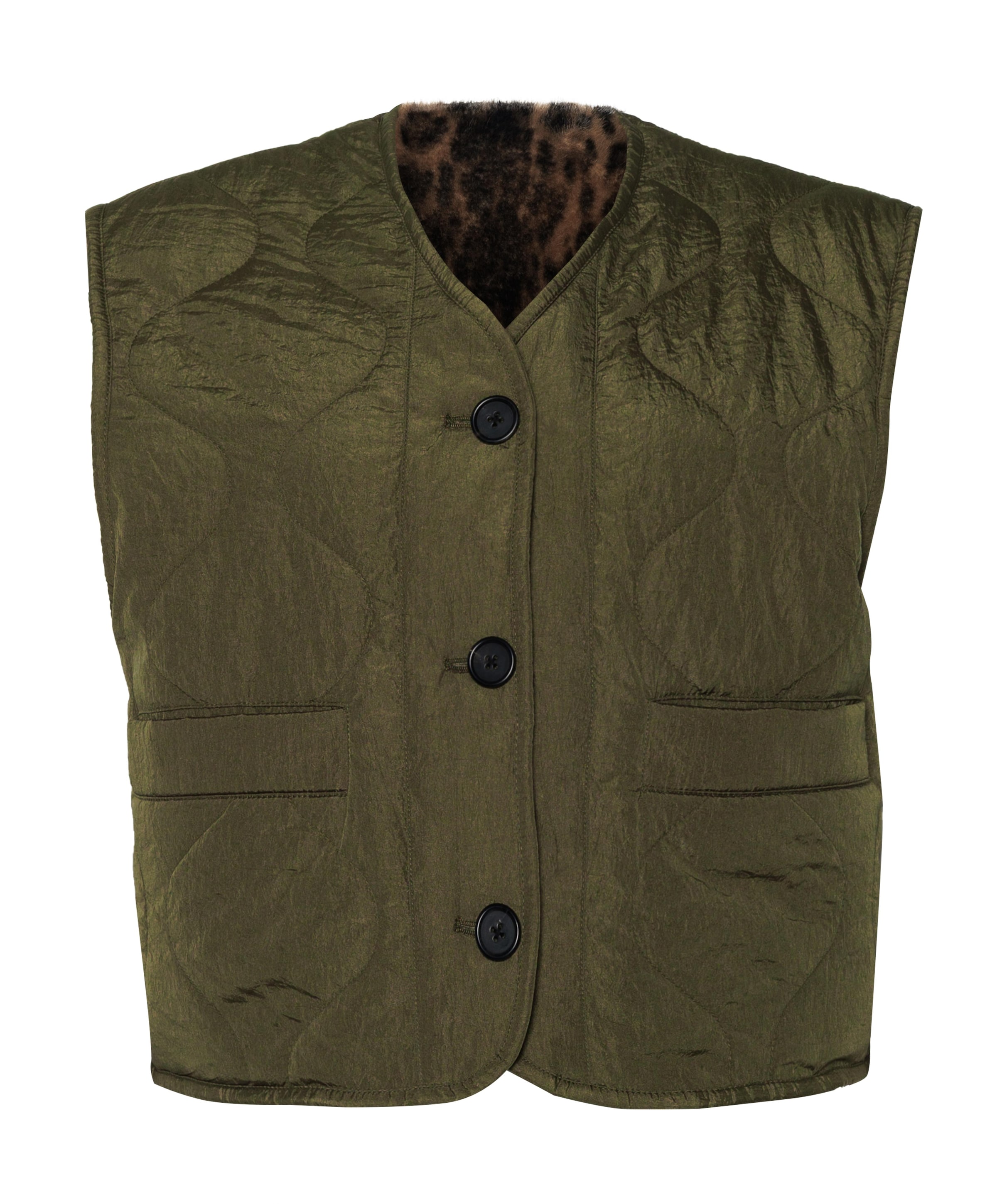 Dames bodywarmer groen