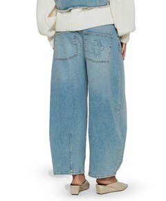 dames broek blauw