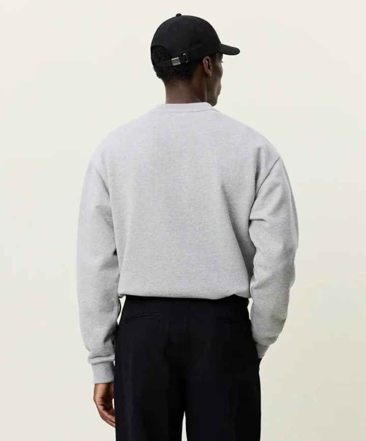 Heren sweater grijs