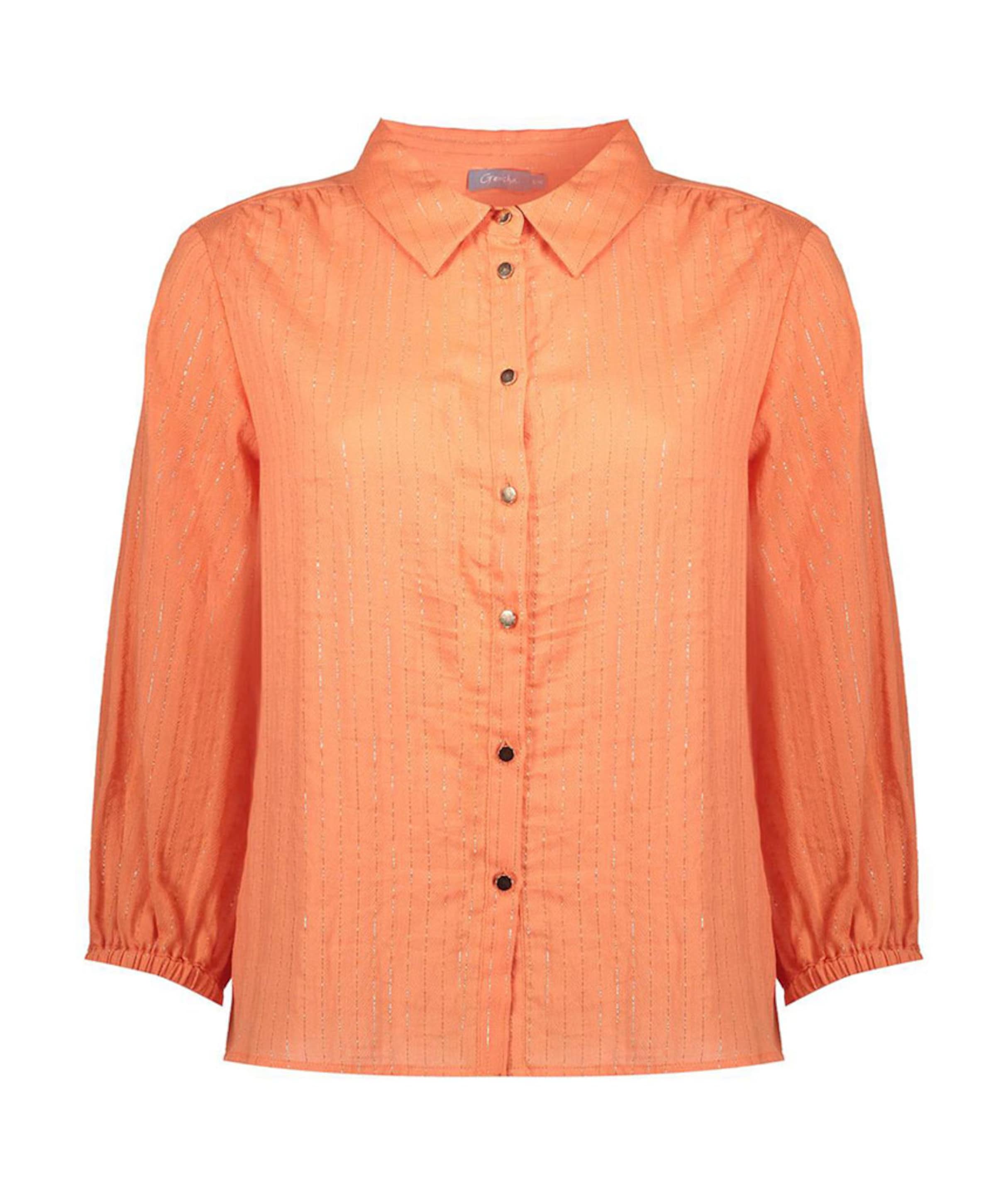 Dames blouse oranje