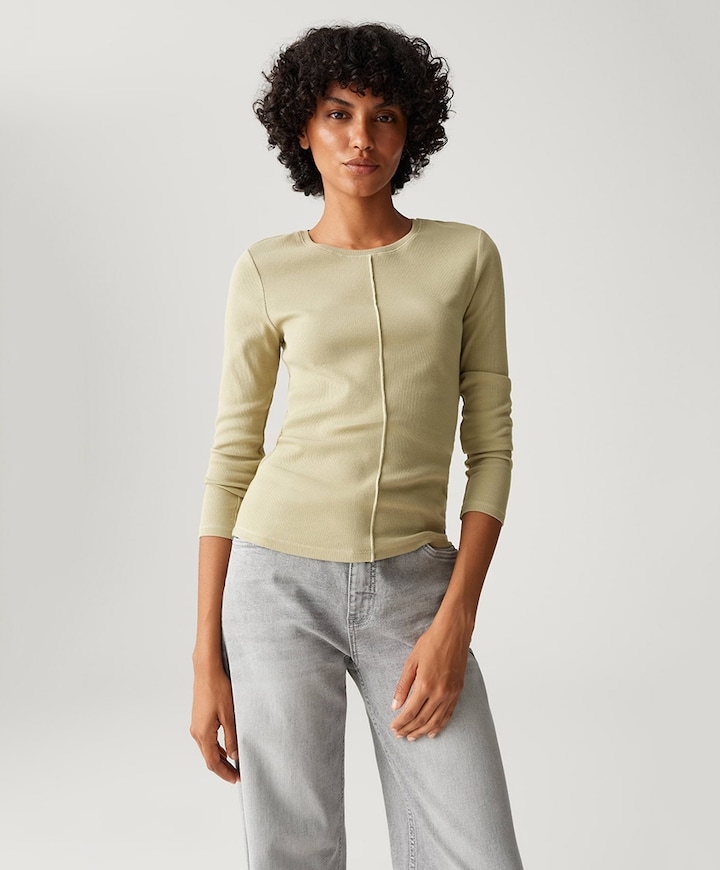 Dames longsleeve groen