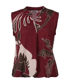 Dames top bordeaux
