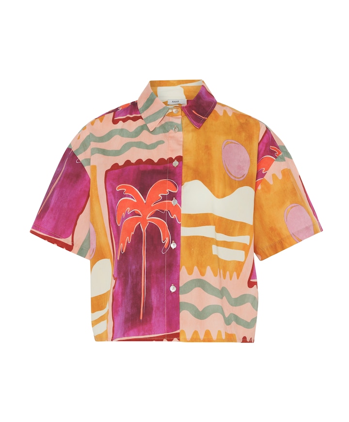 Dames blouse multicolor