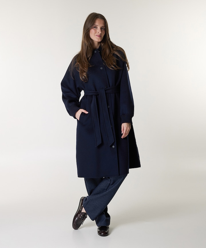 Dames jas blauw