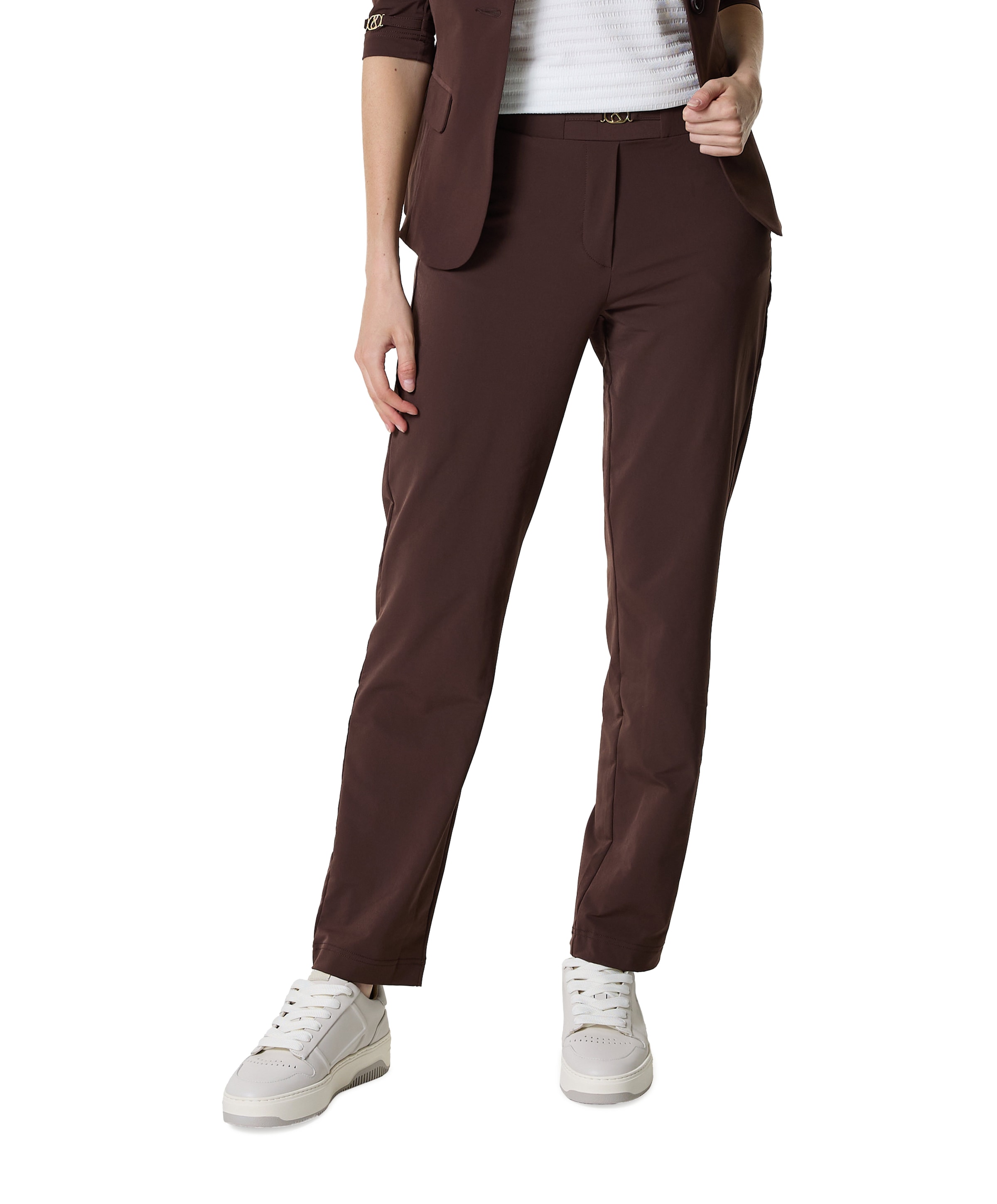 POLA TRAVEL dames broek bruin