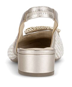dames slingbacks goud