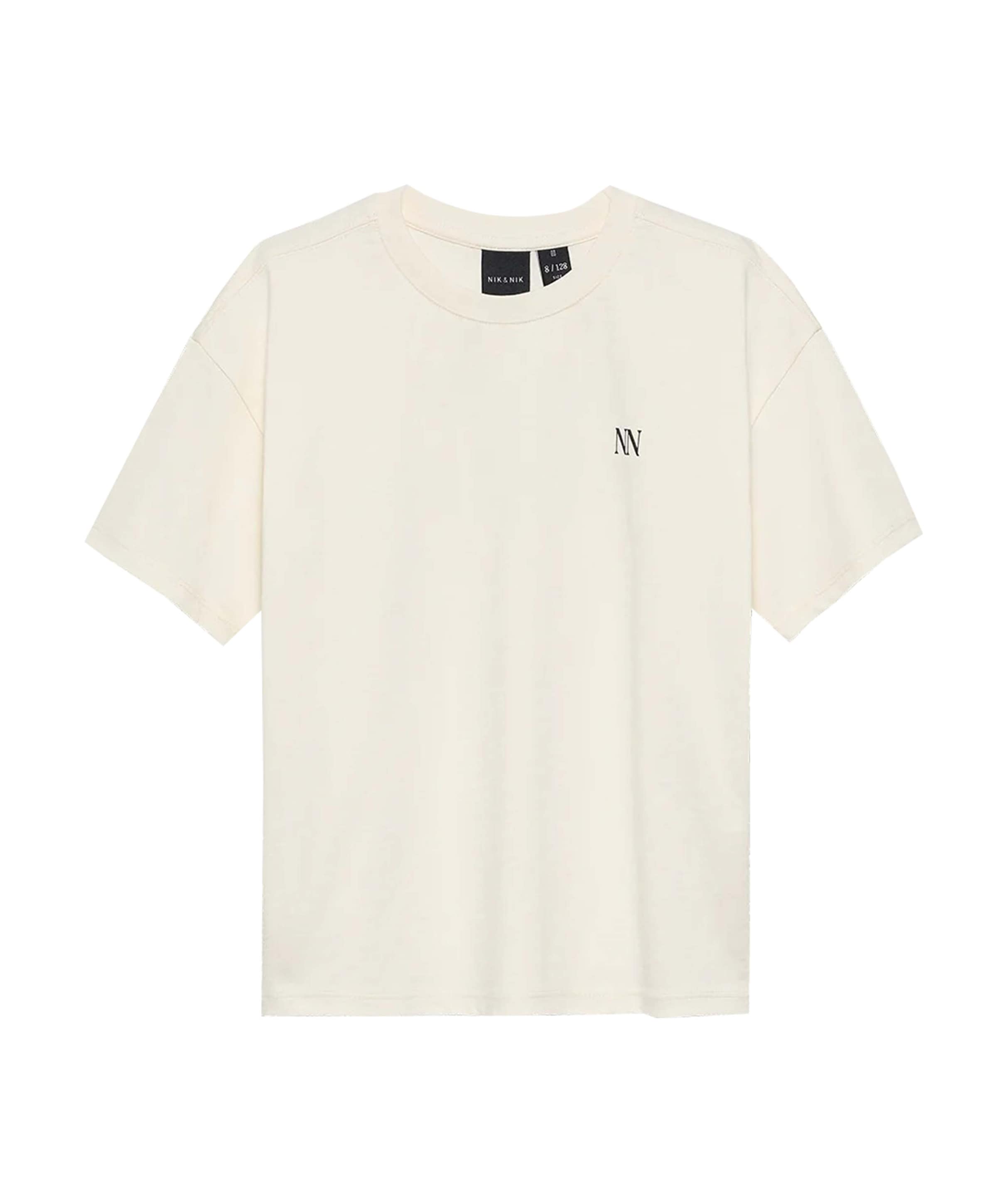 Meisjes t-shirt ecru