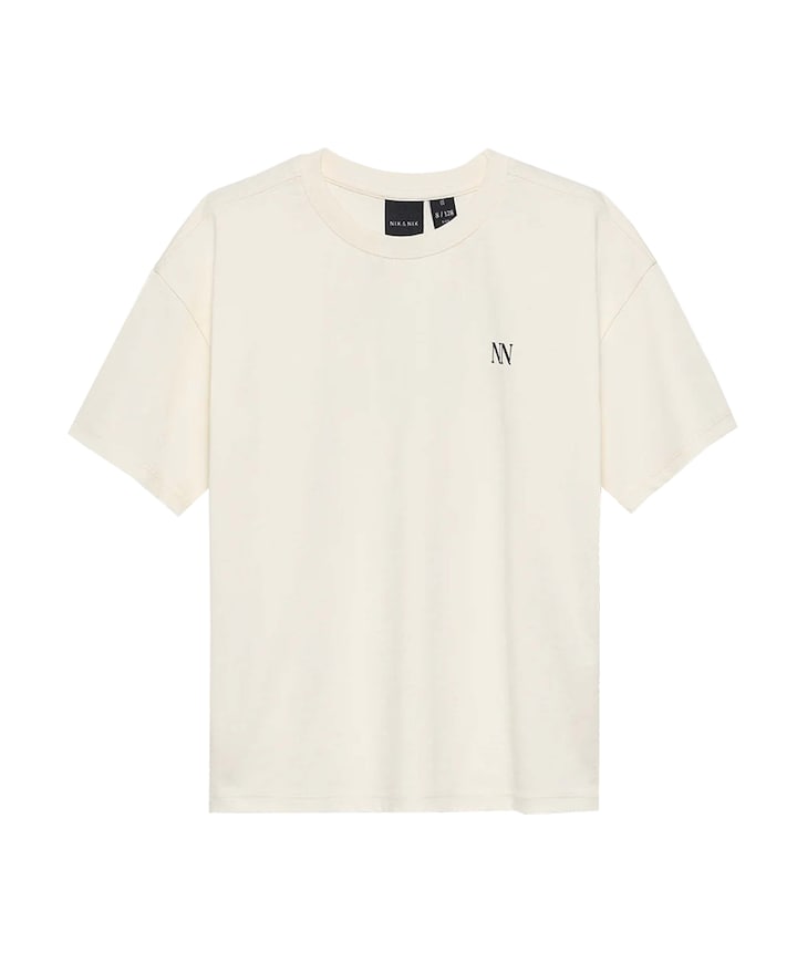 Meisjes t-shirt ecru