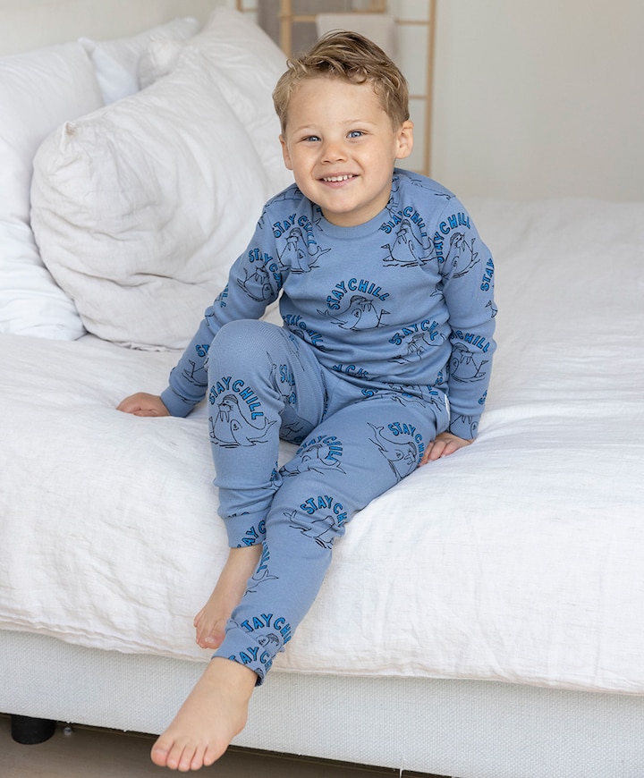 Jongens pyjamaset blauw
