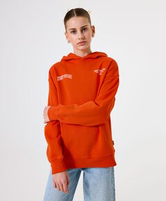 Meisjes hoodie oranje