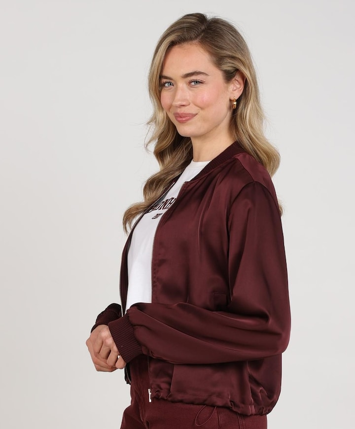 Dames jas bordeaux
