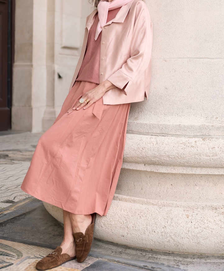 Dames rok roze