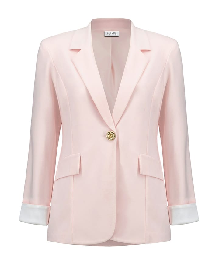 Dames blazer roze