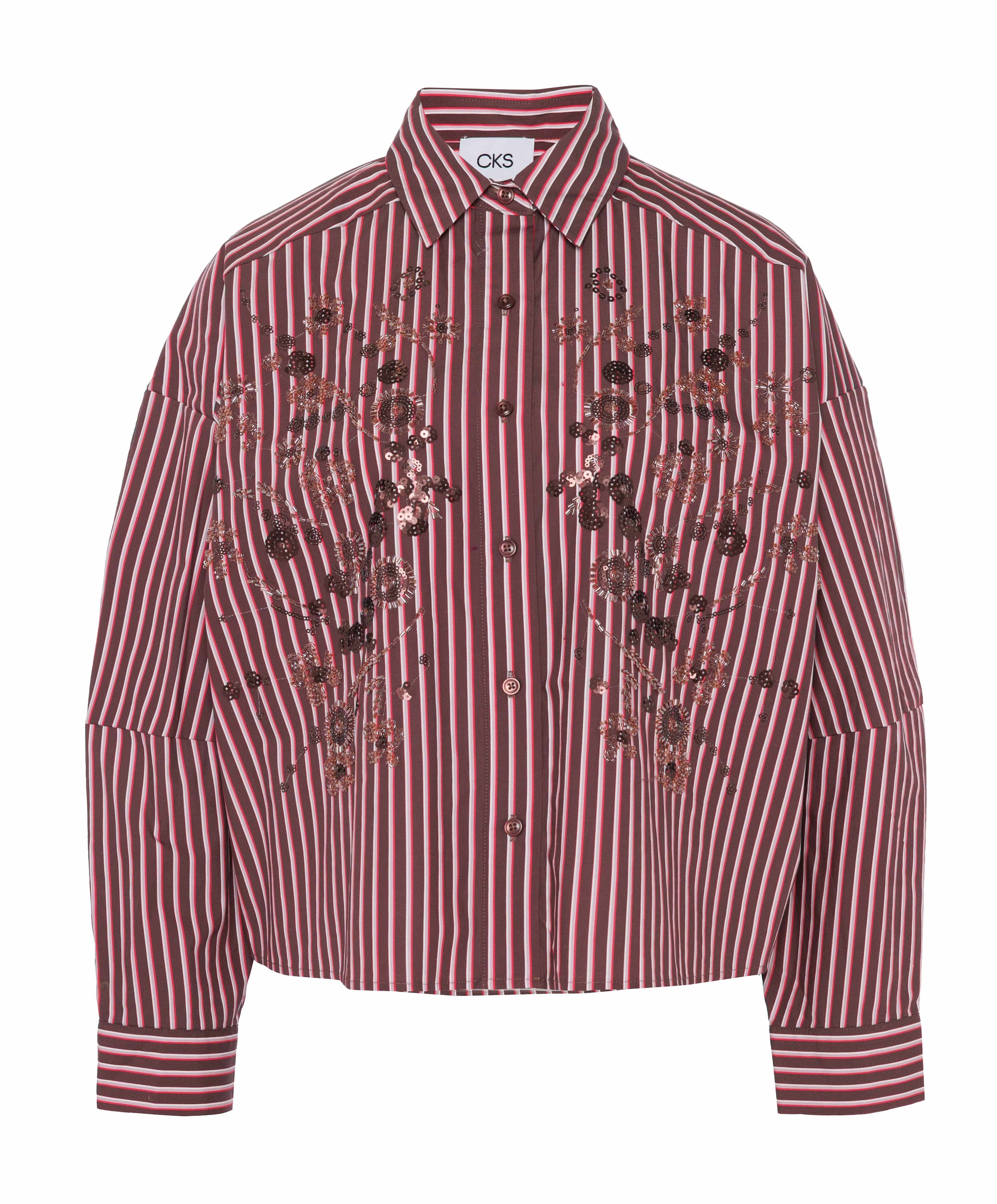 Dames blouse bruin