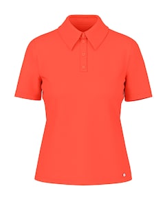 Dames polo oranje