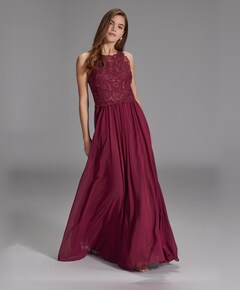 Dames jurk bordeaux
