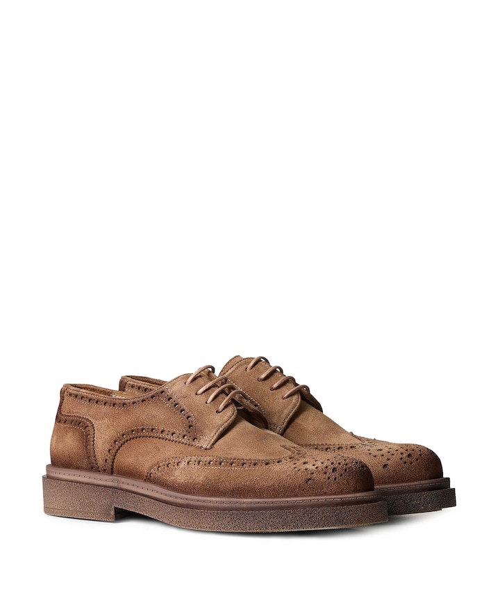 Broque heren veterschoenen bruin