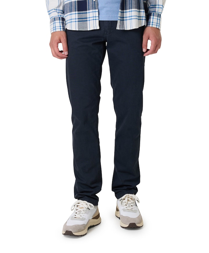 5-Pocket Modern Fit heren broek blauw