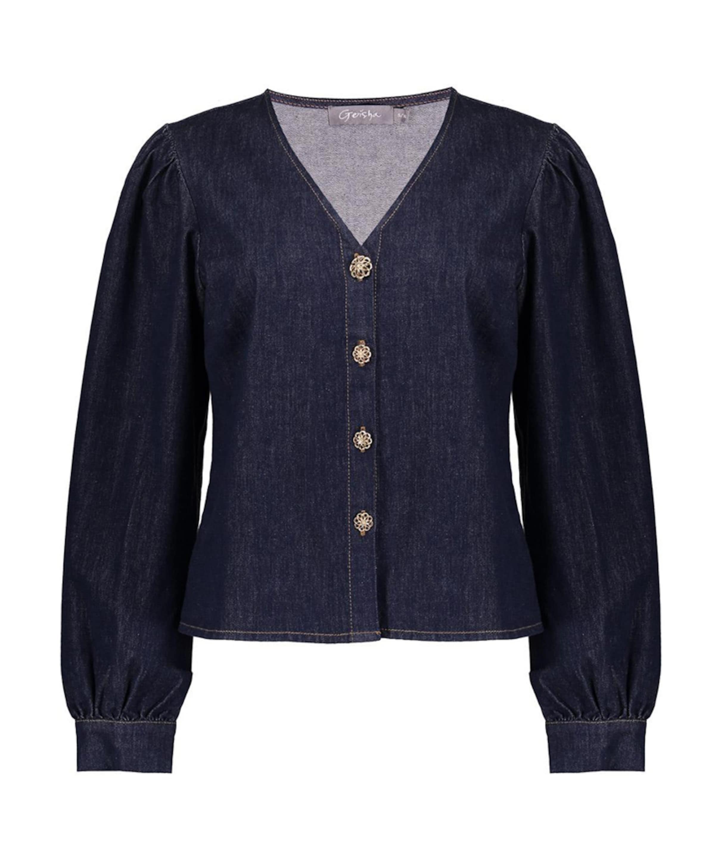 Dames blouse blauw