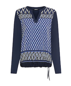 Dames longsleeve blauw