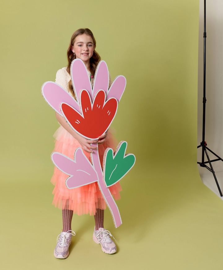 740 meisjes sneakers roze