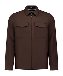 Heren overshirt bruin