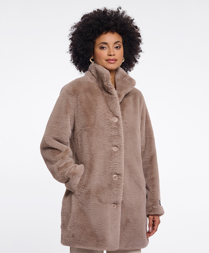 Dames jas beige