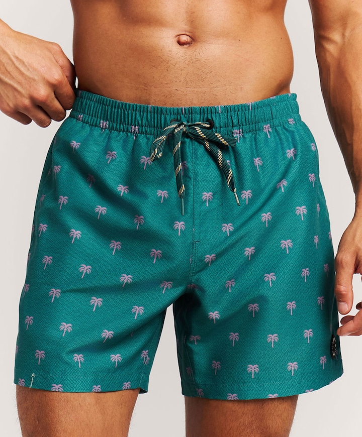 Heren zwemshort groen