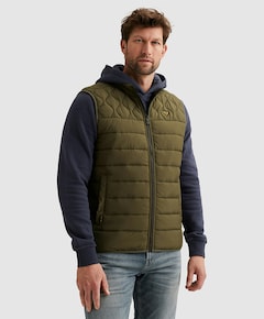 Heren bodywarmer groen