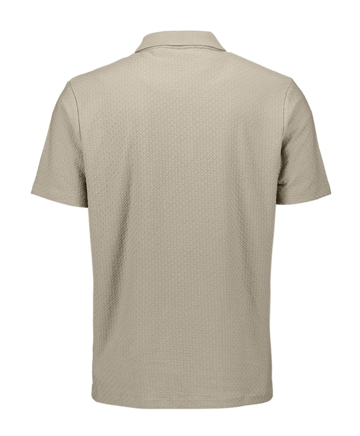 Heren polo beige