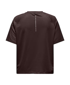 Dames t-shirt bruin