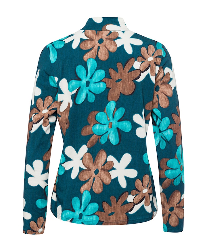 Dames longsleeve blauw