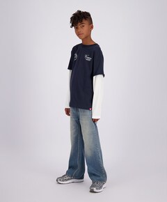 Jongens longsleeve blauw