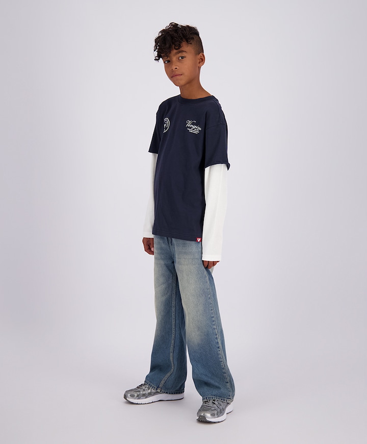 Jongens longsleeve blauw