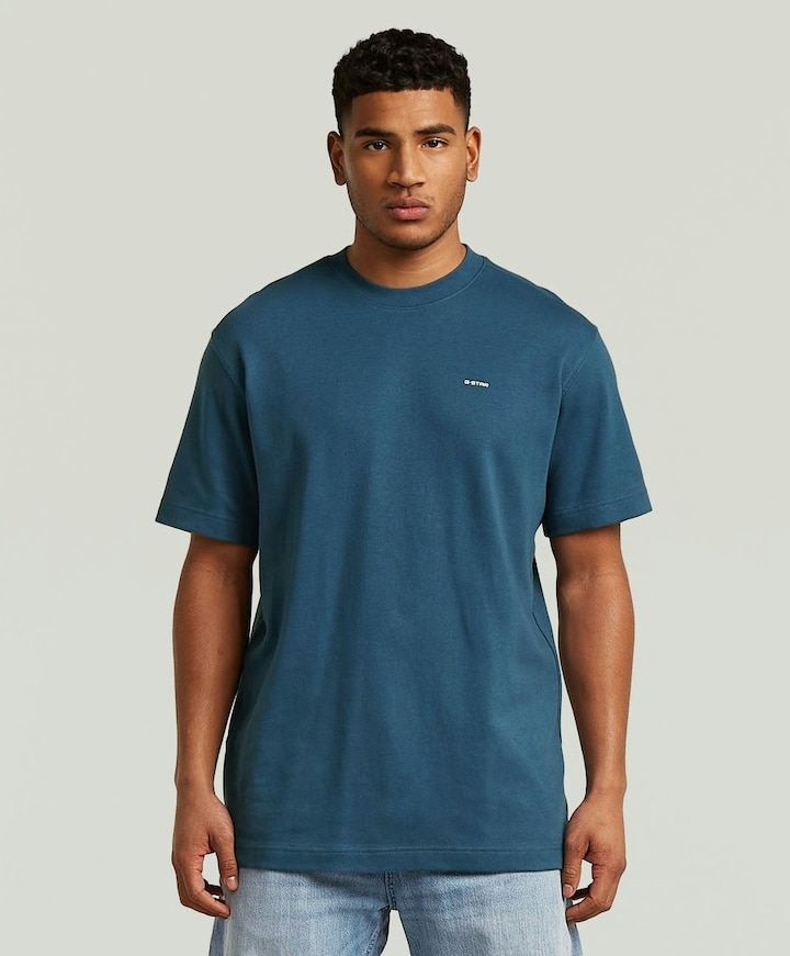 Heren T-shirt blauw