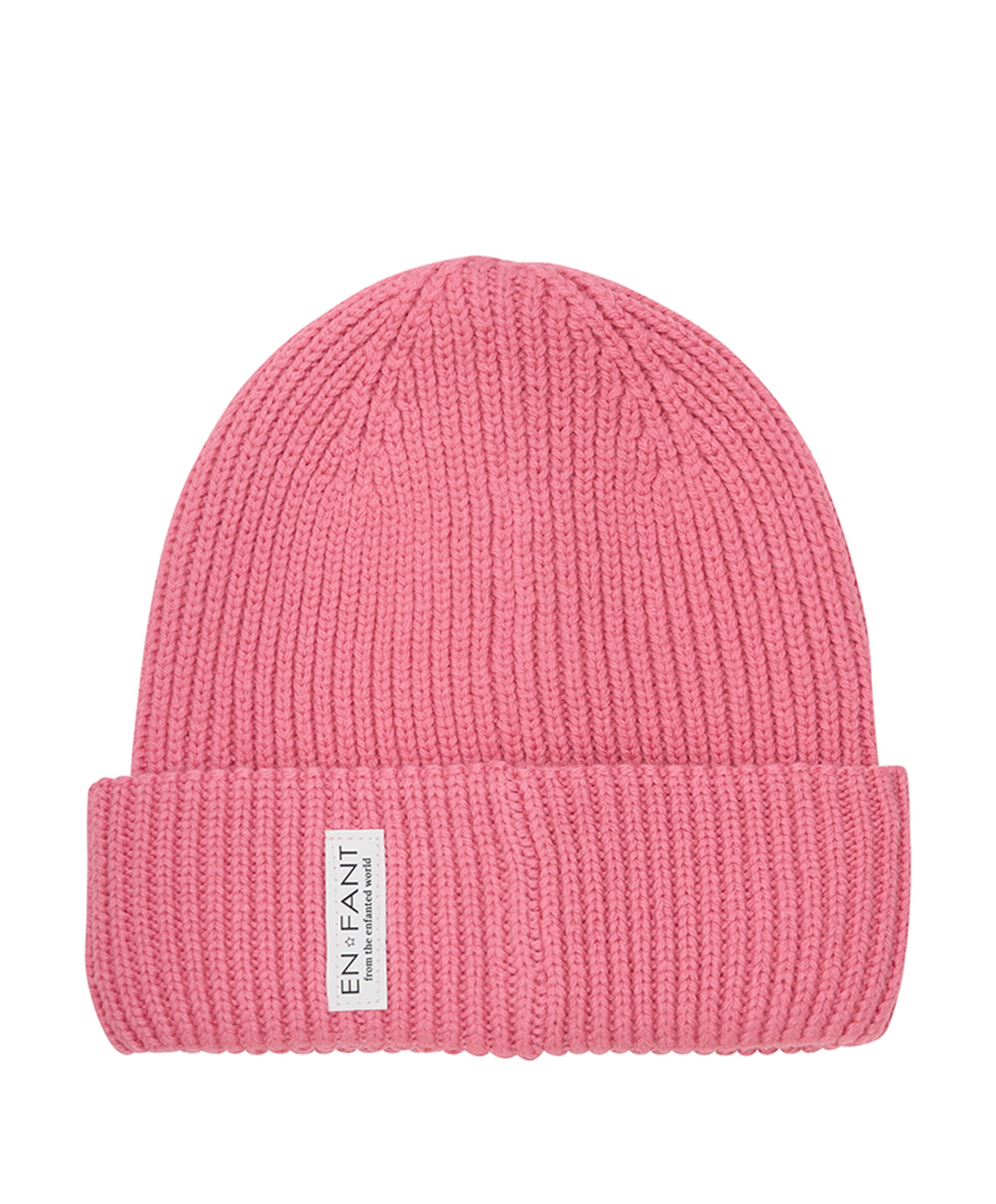 Uniseks muts met voering  roze