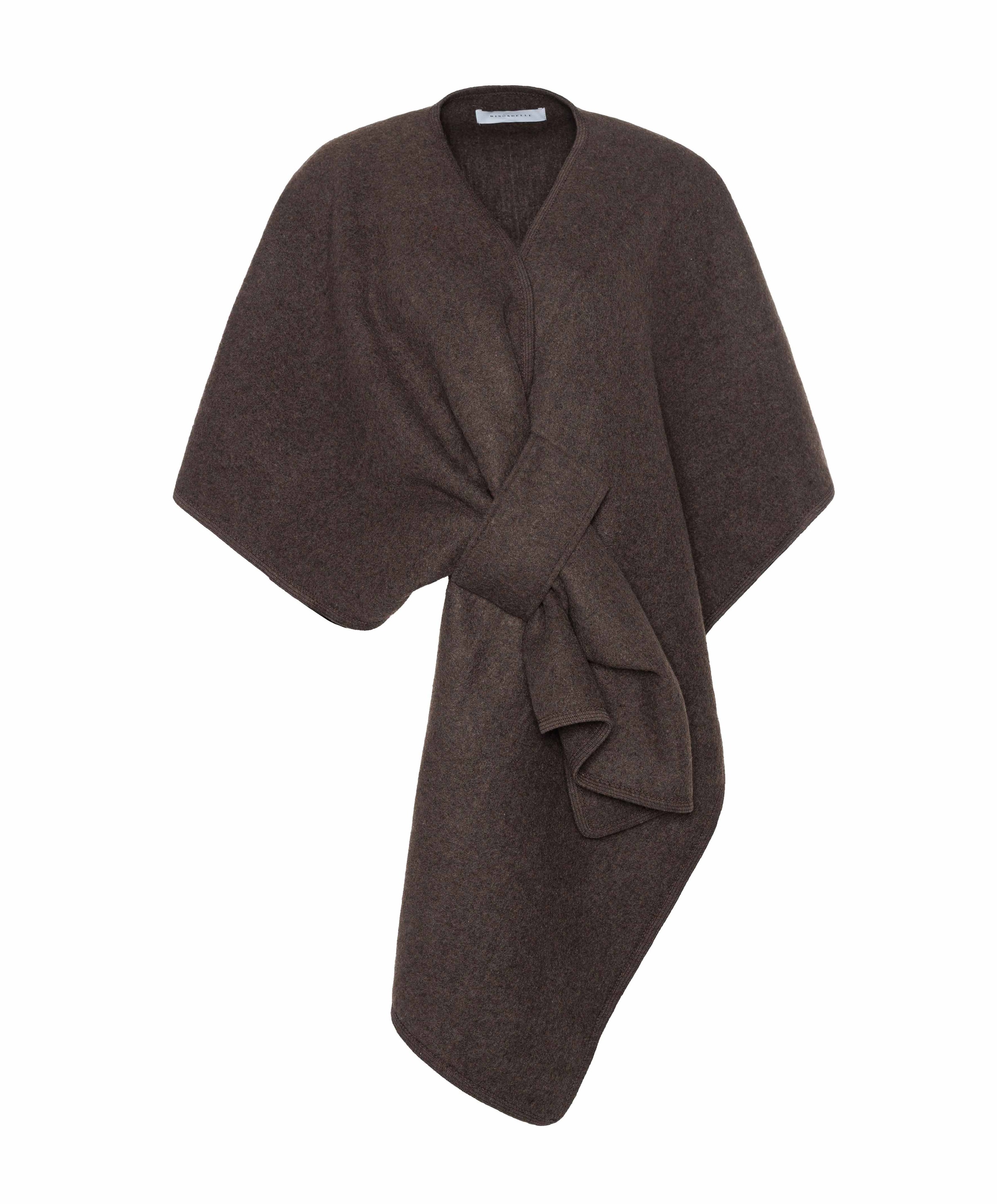 Dames cape bruin
