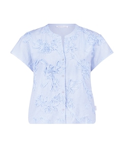 Dames blouse blauw