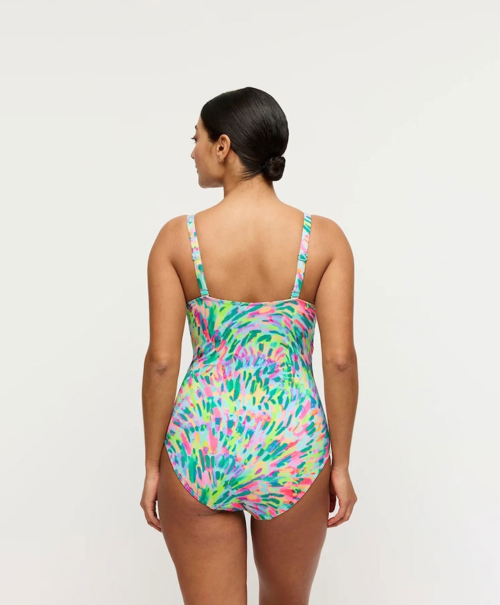 Dames badpak multicolor