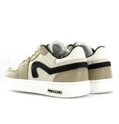 jongens veterschoenen beige