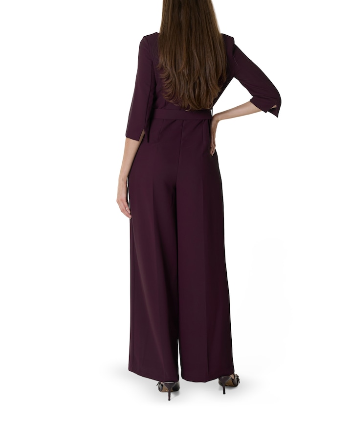 dames jumpsuit bordeaux